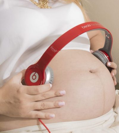 Womb Sound for Baby - Pixie Tunes #1 Award Winning Baby Bump Headphones & Pregnancy Speakers